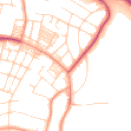 Daytime road noise heatmap for LS8 2ET