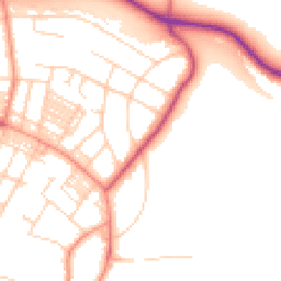 Daytime road noise heatmap for LS8 2EX