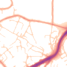 Daytime road noise heatmap for LS8 2LA