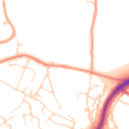 Daytime road noise heatmap for LS8 2LE