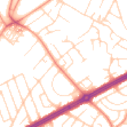Daytime road noise heatmap for LS8 2PL