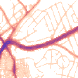 Daytime road noise heatmap for LS8 2SG