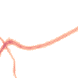 Night-time road noise heatmap for LS8 2SG