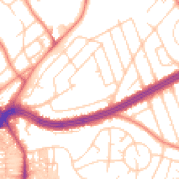 Daytime road noise heatmap for LS8 2TE