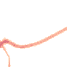 Night-time road noise heatmap for LS8 2TE