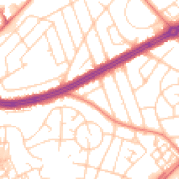 Daytime road noise heatmap for LS8 3AH