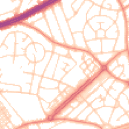 Daytime road noise heatmap for LS8 3BF
