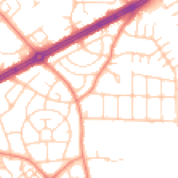 Daytime road noise heatmap for LS8 3DF