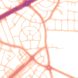 Daytime road noise heatmap for LS8 3JH