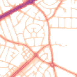 Daytime road noise heatmap for LS8 3JL