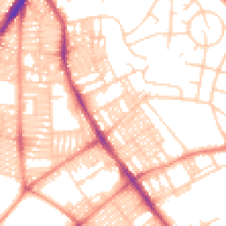 Daytime road noise heatmap for LS8 3RJ