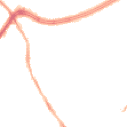 Night-time road noise heatmap for LS8 3RX