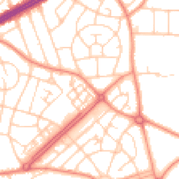 Daytime road noise heatmap for LS8 3TG