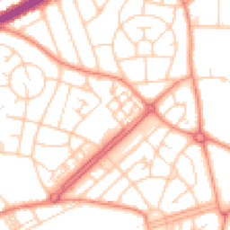 Daytime road noise heatmap for LS8 3TJ