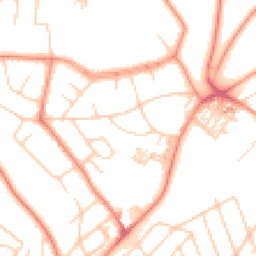 Daytime road noise heatmap for LS8 4AF