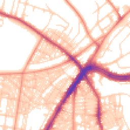 Daytime road noise heatmap for LS8 4ET