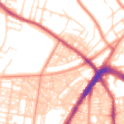 Daytime road noise heatmap for LS8 4HD