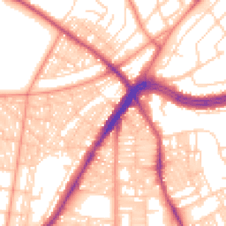 Daytime road noise heatmap for LS8 4HS