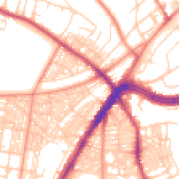 Daytime road noise heatmap for LS8 4JE