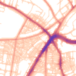Daytime road noise heatmap for LS8 4JG