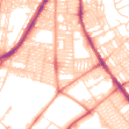 Daytime road noise heatmap for LS8 5BY