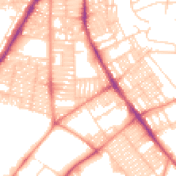 Daytime road noise heatmap for LS8 5DD