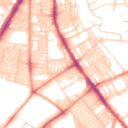 Daytime road noise heatmap for LS8 5DQ