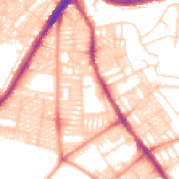 Daytime road noise heatmap for LS8 5HP