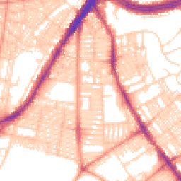 Daytime road noise heatmap for LS8 5JG