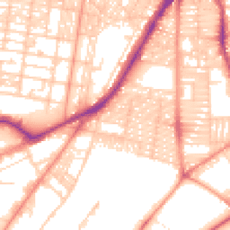 Daytime road noise heatmap for LS8 5LP