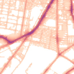 Daytime road noise heatmap for LS8 5LR