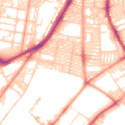 Daytime road noise heatmap for LS8 5LU