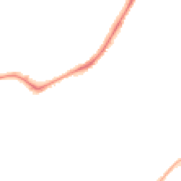 Night-time road noise heatmap for LS8 5NG