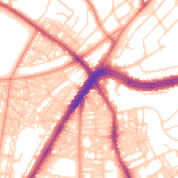 Daytime road noise heatmap for LS8 5RL