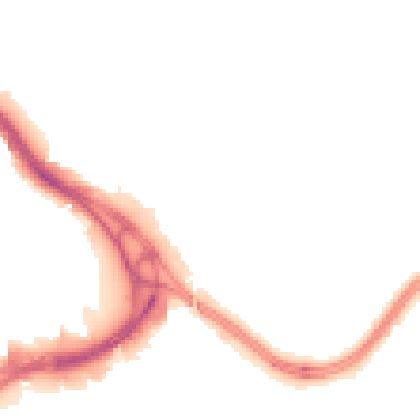 Night-time road noise heatmap for LS9 0AQ