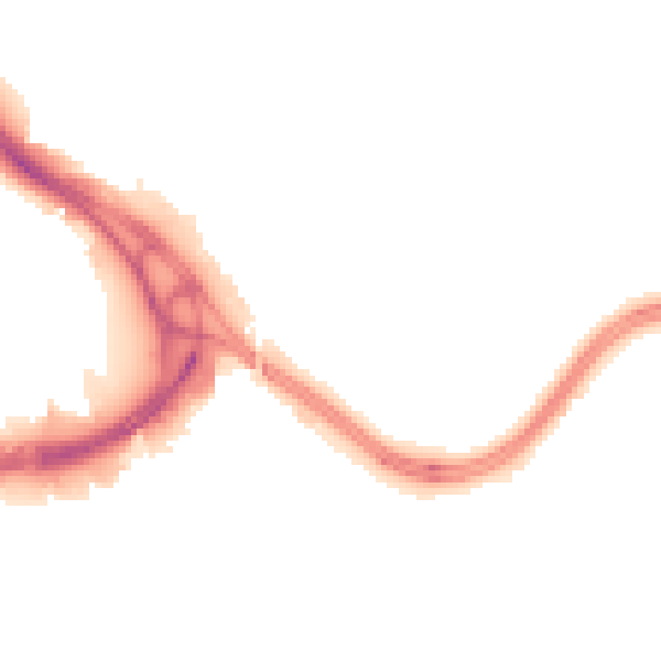 Night-time road noise heatmap for LS9 0DG