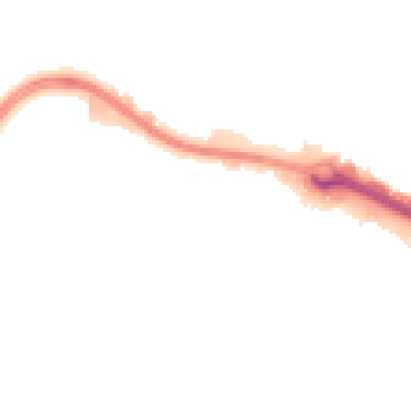 Night-time road noise heatmap for LS9 0DY