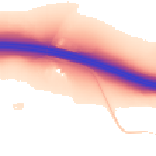 Daytime road noise heatmap for LS9 0EP
