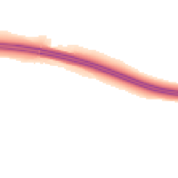Night-time road noise heatmap for LS9 0FA