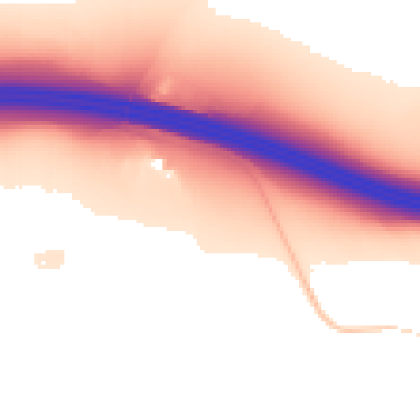 Daytime road noise heatmap for LS9 0FB