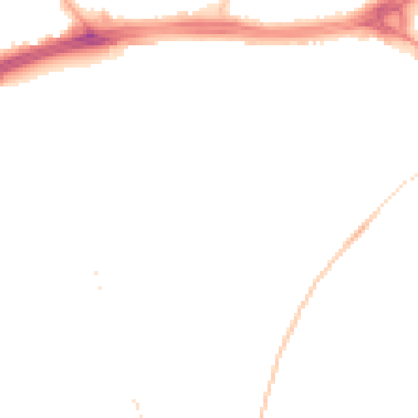 Night-time road noise heatmap for LS9 0TL