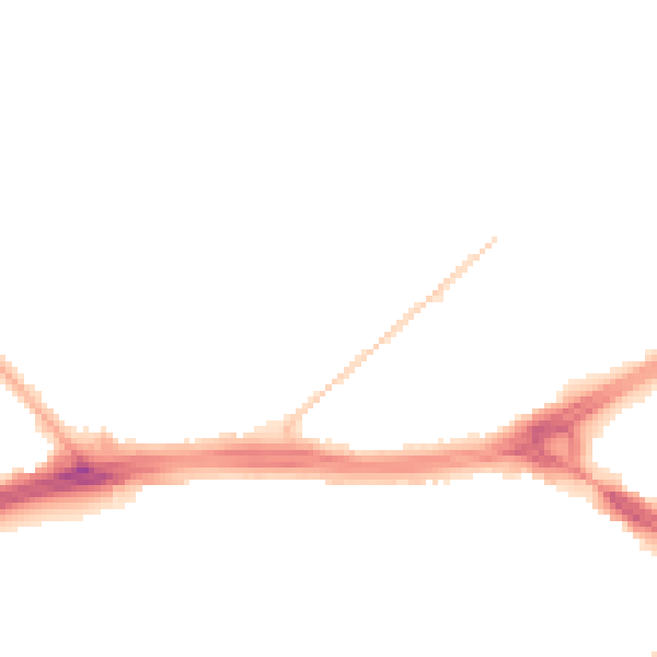 Night-time road noise heatmap for LS9 6NT