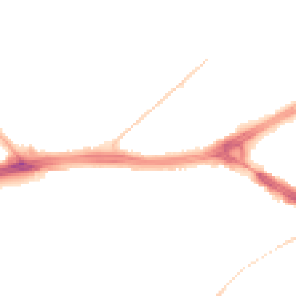 Night-time road noise heatmap for LS9 6PN