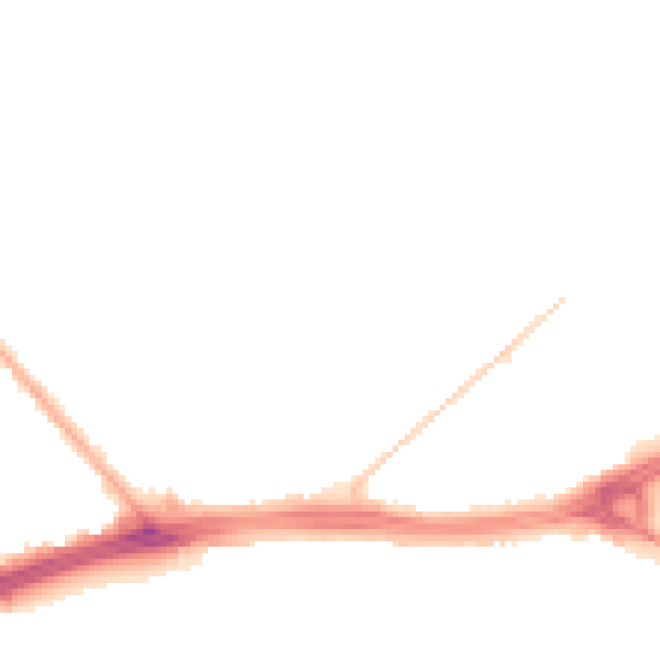 Night-time road noise heatmap for LS9 6PP
