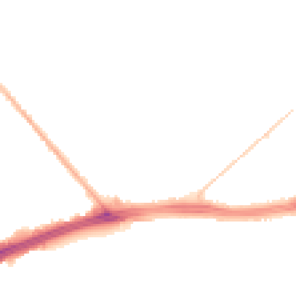 Night-time road noise heatmap for LS9 6PS