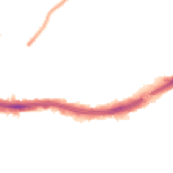 Night-time road noise heatmap for LS9 7RS
