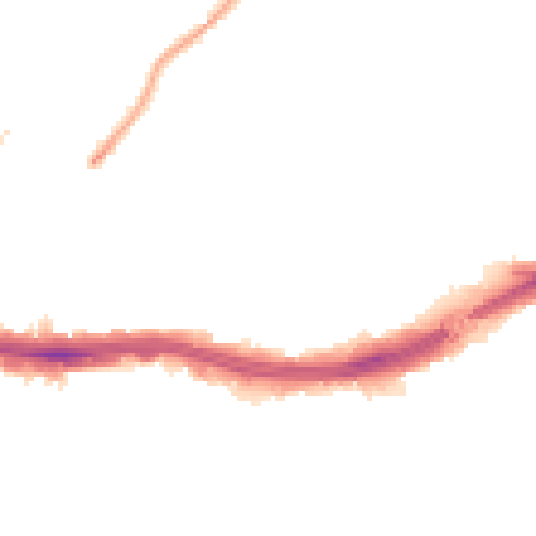 Night-time road noise heatmap for LS9 7RT