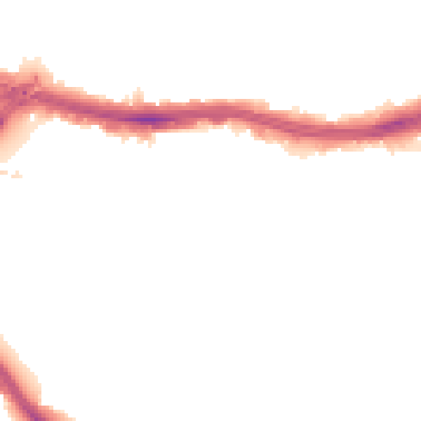 Night-time road noise heatmap for LS9 8JA