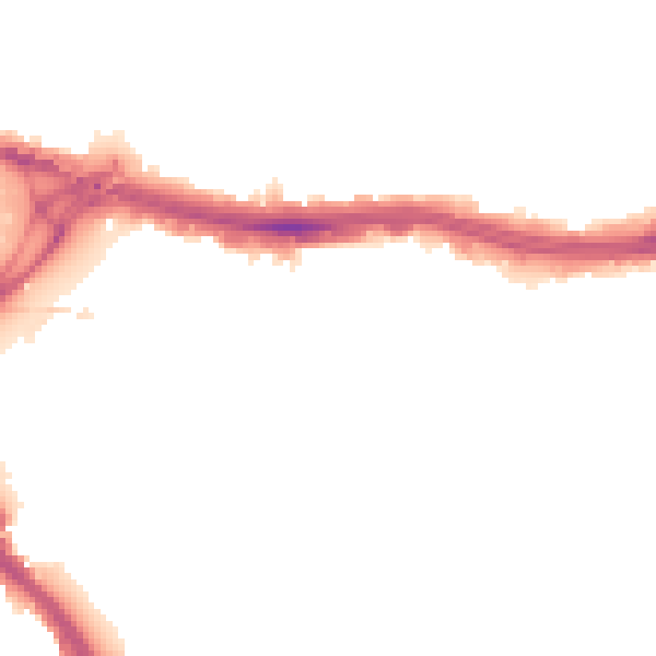 Night-time road noise heatmap for LS9 8JW