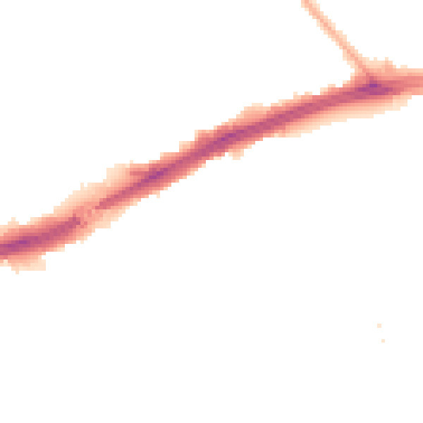 Night-time road noise heatmap for LS9 9HB